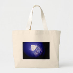 Bolso De Tela Gigante Wolf & Moon