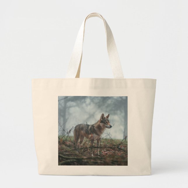 Bolso De Tela Gigante Wolfdog (Frente)