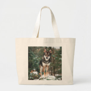Bolso De Tela Gigante Wolfdog