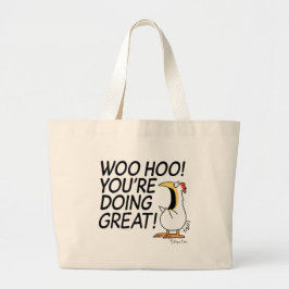 Bolso De Tela Gigante ¡WOO HOO! ¡LO ESTÁS HACIENDO MUY BIEN! Tote Sandra