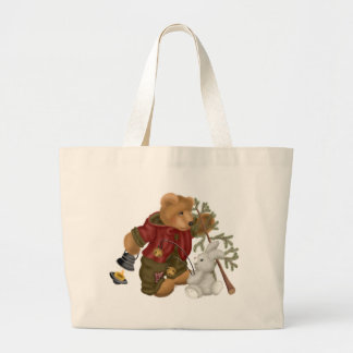 Bolso De Tela Gigante Woodsman del oso de peluche