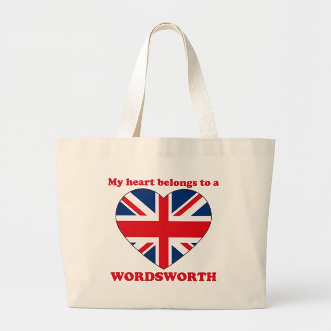 Bolso De Tela Gigante Wordsworth (Frente)