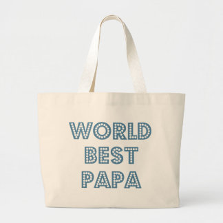Bolso De Tela Gigante World Best Papa