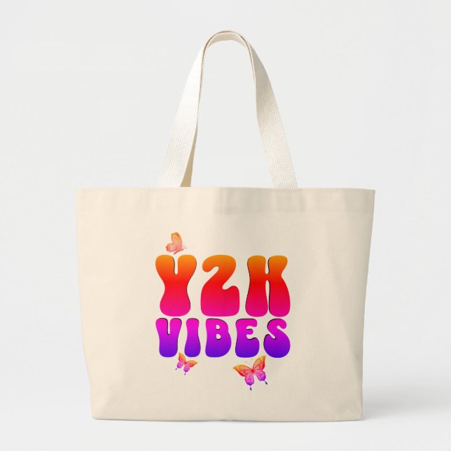 Bolso De Tela Gigante Y2K VIBES Mariposa (Frente)