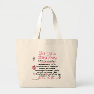 Bolso De Tela Gigante - Ya-ya - verso plural griego