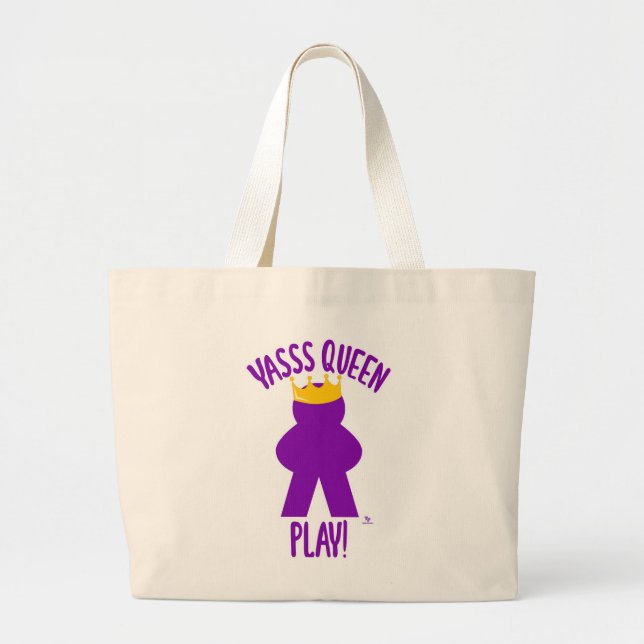 Bolso De Tela Gigante Yas Queen Play Epic Board Game Life (Frente)