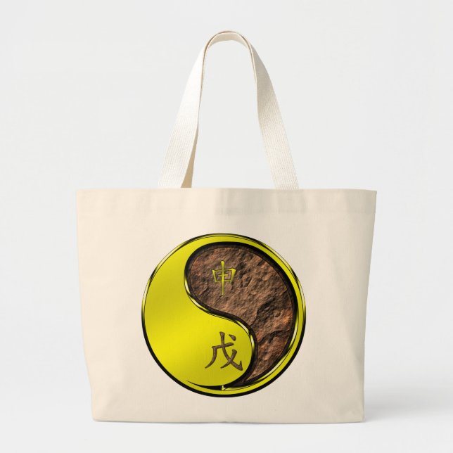 Bolso De Tela Gigante Year of the Earth Monkey (Frente)