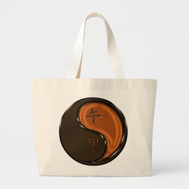 Bolso De Tela Gigante Year of the Wood Horse (Frente)