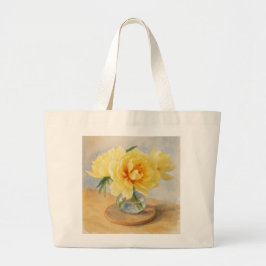 Bolso De Tela Gigante Yellow Peonies - Tote Bag