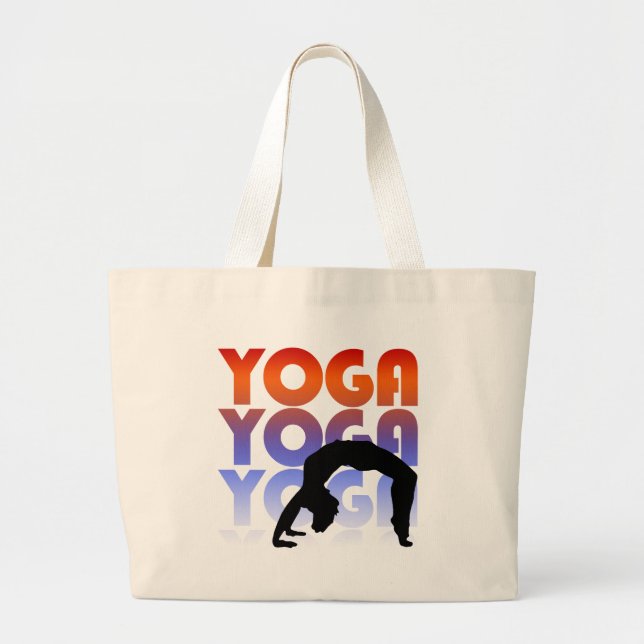 Bolso De Tela Gigante yoga (Frente)