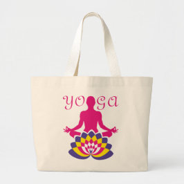 Bolso De Tela Gigante Yoga Flor de Loto
