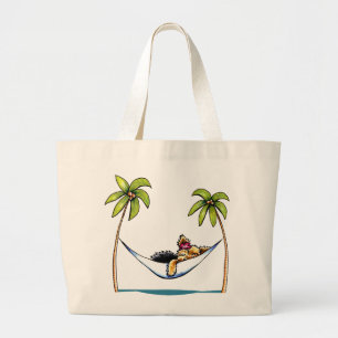 Bolso De Tela Gigante Yorkie Island Princess Off-Leash Art™