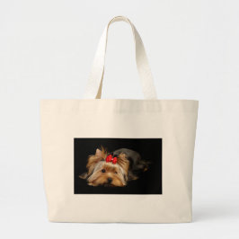 Bolso De Tela Gigante Yorkie lindo