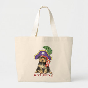 Bolso De Tela Gigante Yorkie Pirate
