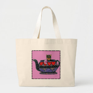 Bolso De Tela Gigante Yorkie Poo