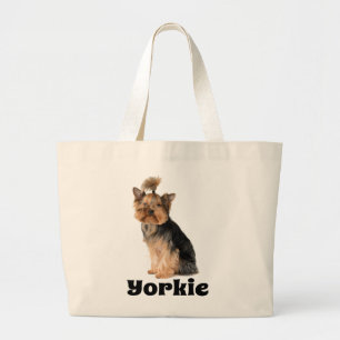 Bolso De Tela Gigante Yorkshire Terrier Gift Puppy Dog Cute Yorkie