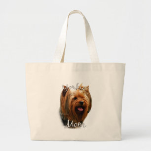 Bolso De Tela Gigante Yorkshire Terrier Mom 2