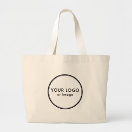 Bolso De Tela Gigante Your logo, custom white 