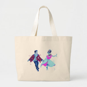 Bolso De Tela Gigante zapatos de silla de montar de la falda del caniche