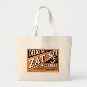 Bolso De Tela Gigante Zat-So 5¢ Root Beer