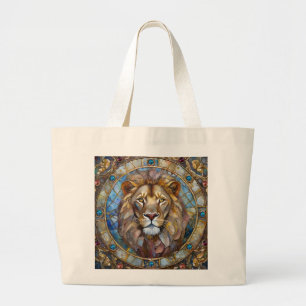 Bolso De Tela Gigante Zodiac - Leo el León