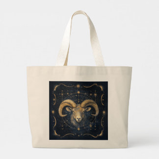 Bolso De Tela Gigante Zodiac Vibes Aries - Presupuesto de Tote