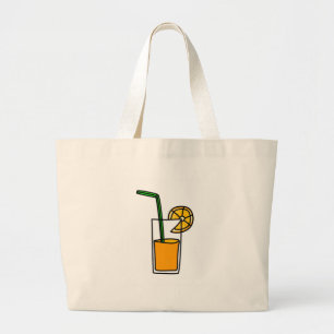 Bolso De Tela Gigante zumo de naranja