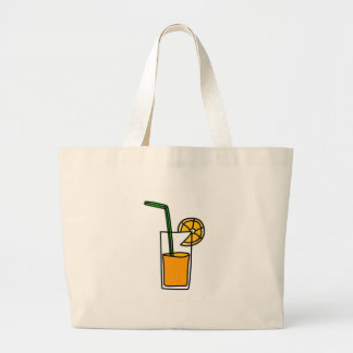 Bolso De Tela Gigante zumo de naranja
