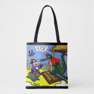 Bolso De Tela Giggle Crocodile Alligator Animal Vintage Comics