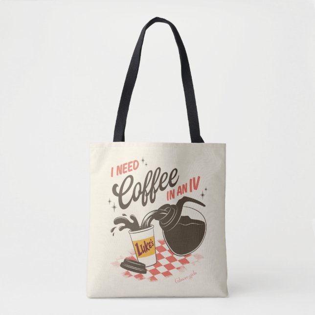 Bolso De Tela Gilmore Girls Luke’s Coffee IV Quote (Anverso)