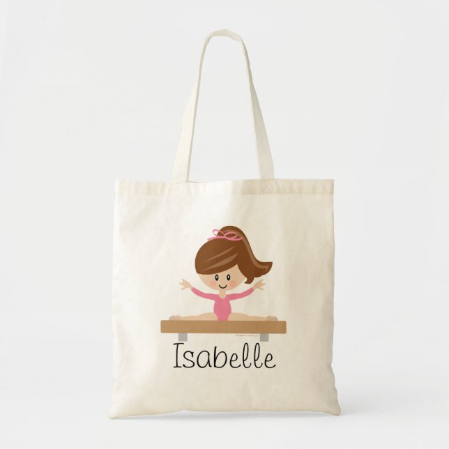 Bolso De Tela Gimnasia Chica Brunette (Frente)