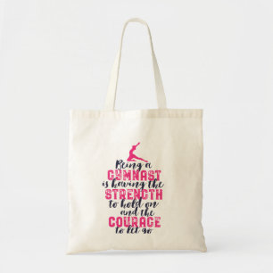 Bolso De Tela Gimnasia de motivación cita gimnasia deportiva gi