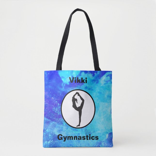 Bolso De Tela Gimnasia Escorpión Pose Acuarela Tote Bag (Anverso)