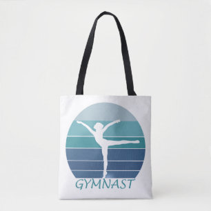 BOLSO DE TELA GIMNASIA- ME ENCANTAN LOS GIMNASTICOS.