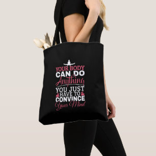 Bolso De Tela Gimnasia para niñas - Tu cuerpo puede hacer cualqu