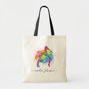 Bolso De Tela Gimnasia Personalizada con Brillo  