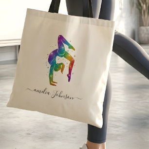 Bolso De Tela Gimnasia Personalizada con Brillo