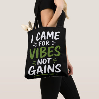 Bolso De Tela Gimnasio Vibes Negro