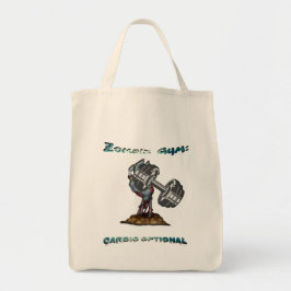 Bolso De Tela Gimnasio Zombie: Cardio Gimnasio Zombie opcional