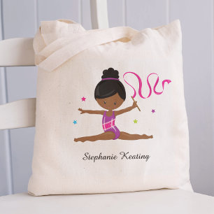 Bolso De Tela Gimnasta - Afroamericano personalizado