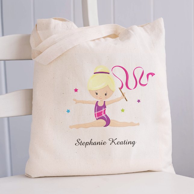 Bolso De Tela Gimnasta rubia personalizada (Subido por el creador)