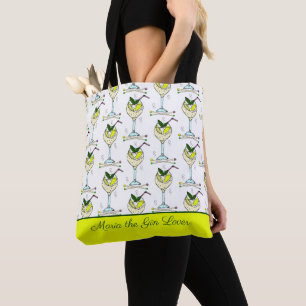 Bolso De Tela Gin Lover Cocktail Glasses