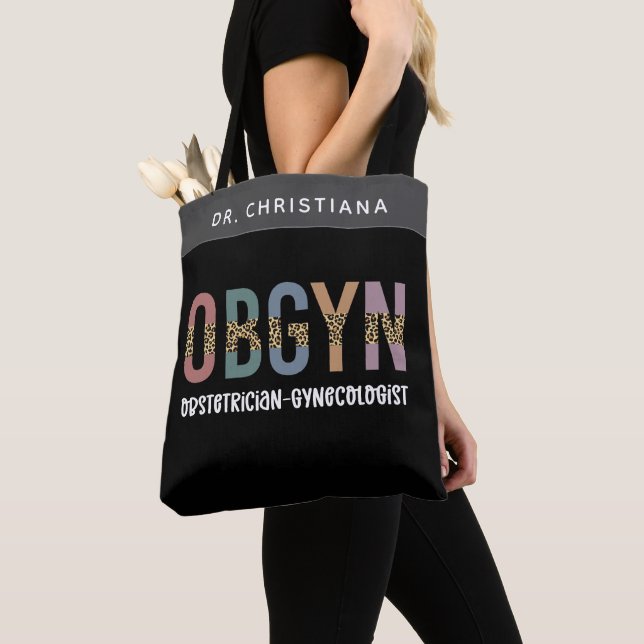 Bolso De Tela Ginecólogo Obstetricista Obstetricista Personaliza (Detalle)