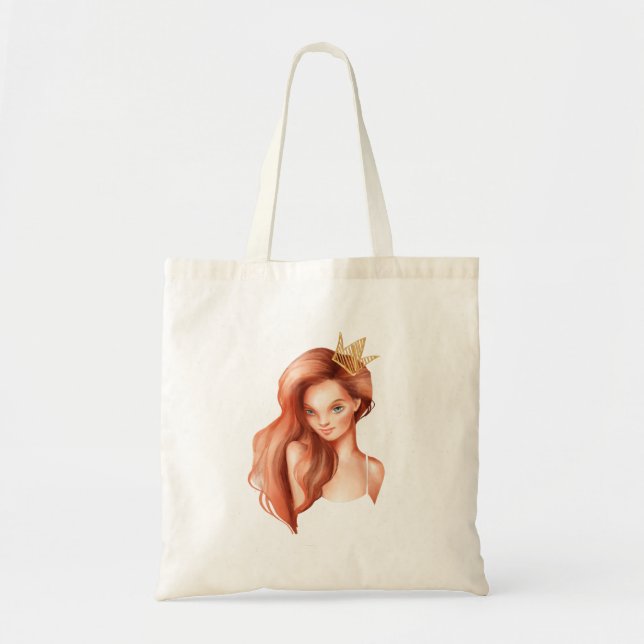 Bolso De Tela Ginger princess (Frente)