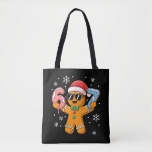 Bolso De Tela Gingerbread Divertido Seis Siete 67 Helado Goteo N