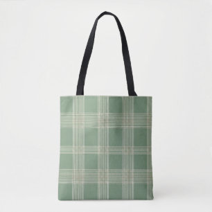 Bolso De Tela Gingham de cuadros clásico Cottagecore