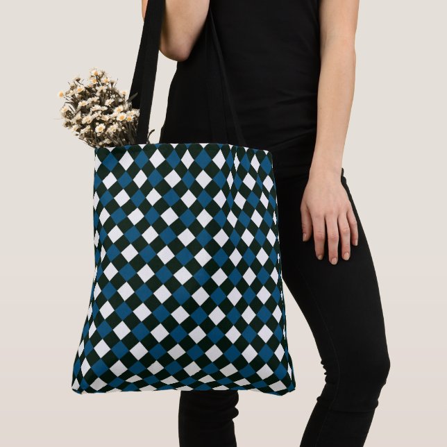 Bolso De Tela Gingham de mujer Plaid lindo  (Detalle)