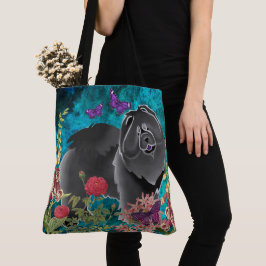 BOLSO DE TELA GINGKO EL TOTE O CUCHILLO NEGRO
