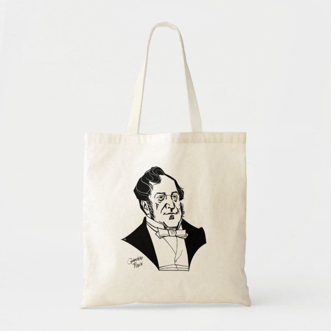 Bolso De Tela Gioachino Rossini (Frente)