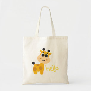 Bolso De Tela Girafa amarilla